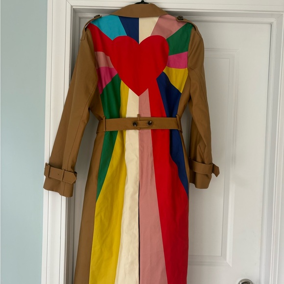 Boden Jackets & Blazers - Boden Trench with Multicolor Heart and Stripes cheltenham trench 10 NWT